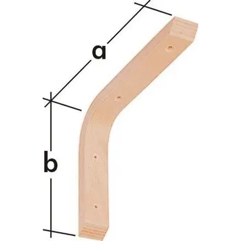 Tesařské kování DOMAX Konzola dřevěná WDG 150