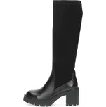 Caprice dámské kožené kozačky 9-25604-41 black comb Velikost: 38