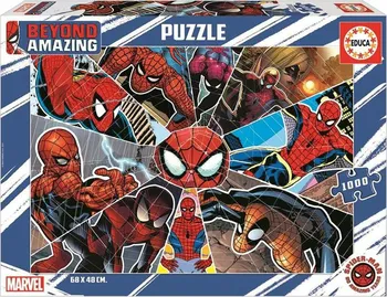 Puzzle Educa Spiderman Beyond Amazing 1000 dílků + lepidlo