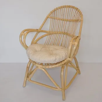 Axin Trading s.r.o. Ratanové křeslo Katak polstr světle béžový melír