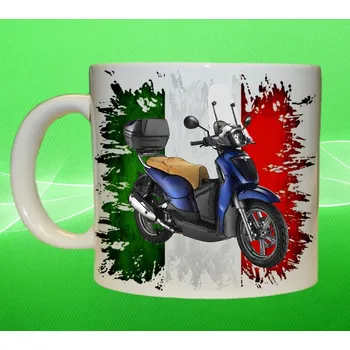 hrnek s motorkou Aprilia Scarabeo 200 450ml