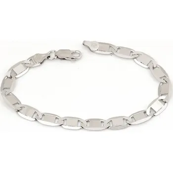 Náramek Stříbrný náramek marina 21 cm STNA0651F + dárek zdarma