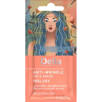 Pleťová maska Delia Anti-Wrinkle slupovací pleťová maska proti vráskám, 8 ml