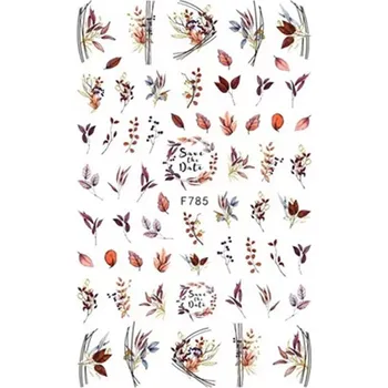 Umělé nehty Zdobení č.002 - Podzimní květy