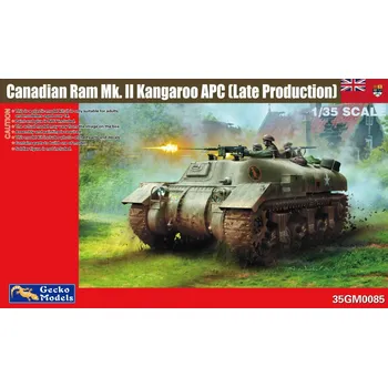 Plastikový model Gecko Models 1/35 Canadian Ram Mk. II Kangaroo APC (Late Production)
