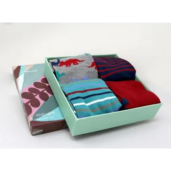 Dětské bambusové ponožky Deano Dinosaur baby 4-set 27-30, Thought Fashion UK