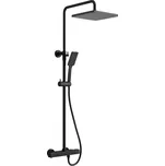 Sapho SPY DARK KJ639, teleskopický sprchový sloup s termostatickou baterií, černá (KJ639)