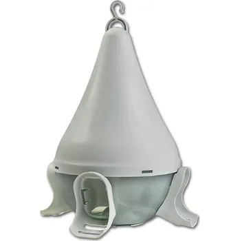 Krmítko pro ptáka Venkovní krmítko pro ptáky TOMMI Kiku zelené 27,5x19,5cm