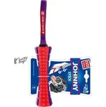 Hračka pes GiGwi Johnny Stick aport zvukový červ/purp