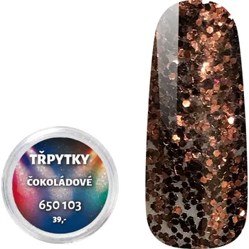 Třpytky - Čokoládové