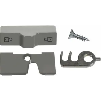 Příslušenství pro lednici Zámek dveří pro chladničky Dometic Series 7 šedé zakřivené dveře, 1-dveřový