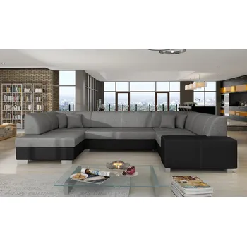 Obývací pokoj ImportWorld Rohová rozkládací sedací souprava Axelle - Sawana 05 / Soft 11 (barva potahu) - levá