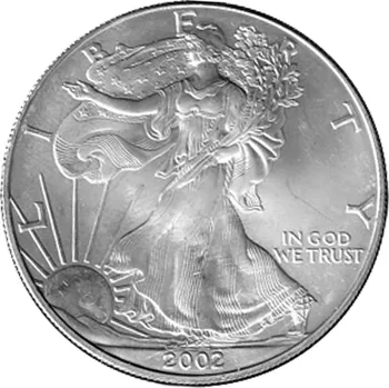 Stříbrná mince 1 Oz American Eagle 2002
