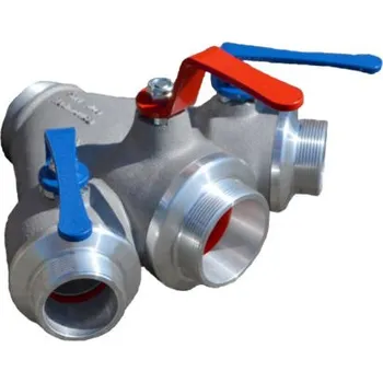 Příslušenství k čerpadlu Rozdělovač EXTRA sport Kombinace: Se spojkami AWG + pojistky páčkové (3x), Páčky: Ocelové barevné