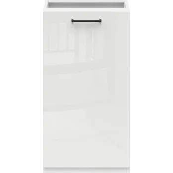 Kuchyňská skříňka Junona Line Tafla skříňka D1D/40/82 P, bílá/bílá křída lesk