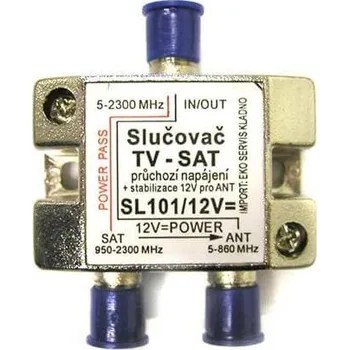 Příjem digitálního pozemního vysílání Ostatní SAT TV slučovač SL101 12V PROFI