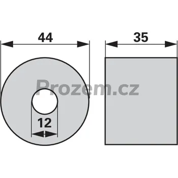 Gumový tlumič pro Claas, 44/12/35 mm, 6193420