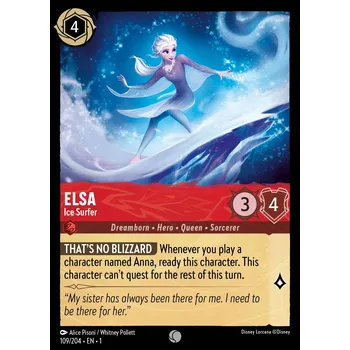 Karetní hra Elsa 109/204 - The First Chapter Typ karty: Standard
