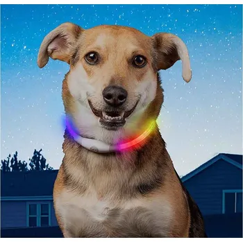 Obojek pro psa Nite Ize NiteHowl Mini dobíjecí LED bezpečnostní obojek - Disc-O Select Velikost vodítka a obojky: Standard (30,5 - 68,5 cm)