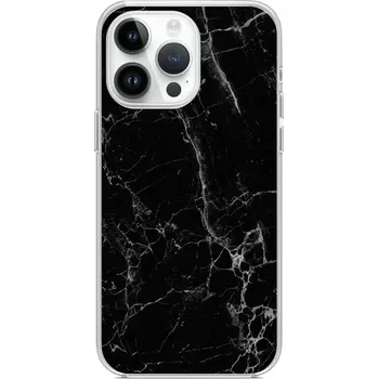 Pouzdro na mobilní telefon Kryt STYLE iPhone 15 Pro Mramor černý (obal neboli pouzdro na iPhone 15 Pro)