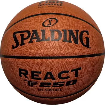 Basketbalový míč Spalding React TF-250 Logo Fiba basketbal 76967Z 7