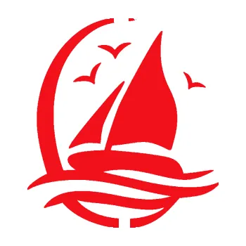 Polep vozidla SAMOLEPKA Plachetnice 004 levá na vodě (10 - červená) NA AUTO, NÁLEPKA, FÓLIE, POLEP, TUNING, VLASTNÍ TEXT, TISK, AUTOSAMOLEPKY.cz, POLEPY, OBRÁZEK, LOGO, SAMOLEPKY