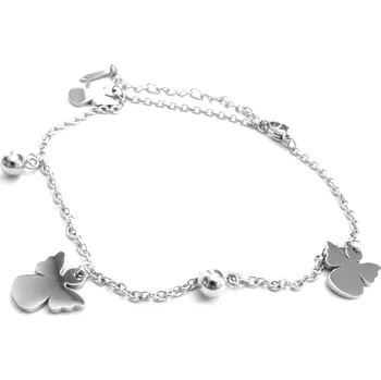 Náramek Steel Jewelry Náramek na nohu (kotník) anděl z chirurgické oceli NK090355 dárkové balení zdarma