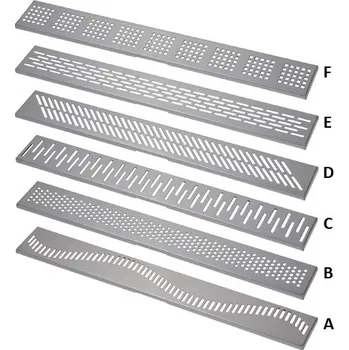 Postelový rošt 06E - krycí rošt, délka 75 cm, lesk 06E - krycí rošt 75 cm, lesk