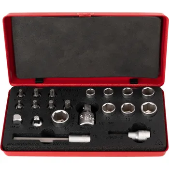 Klíč sada nástrčných klíčů a bitů UNIOR 19ks