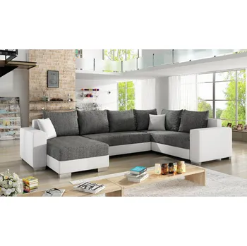 Sedací souprava ImportWorld Rohová rozkládací sedací souprava Clemence - Berlin 02 / Soft 17 (barva potahu) - levá