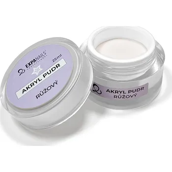 Umělé nehty Akryl pudr - Růžový 50 ml