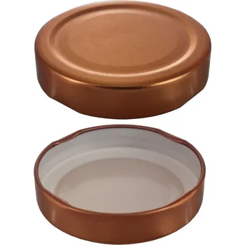 Víčko na zavařovací sklenici Víčko T.O. 66 Deep Paster - měděná I