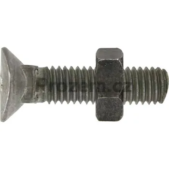 Šroub Sada šroubů pluhu s maticí 25 ks 10.9, M12x60 mm pro Kongskilde, Kverneland