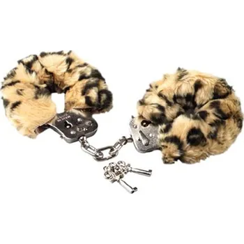 Pouto Pouta s měkkým lemovánim, dva klíče, barva leopard METAL HANDCUFF (Exkluzivní produkt ! Pouta s měkkým lemovánim. Dva klíče, barva leopard. Krásný a elegantní dárek. Jednoduše super. BESTSELLER. Produkt má elegantní obal.)