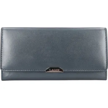 Malá dámská kožená peněženka Lagen Silesis - šedá