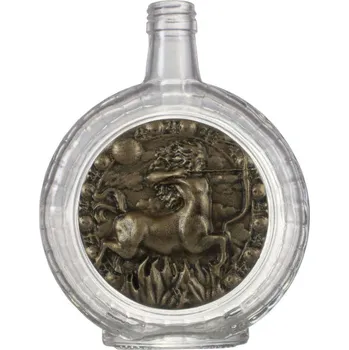 Láhev Láhev Slivovice Bricol - 0.50 bezbarevná + etiketa znamení Střelec