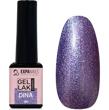 Lak na nehty UV/LED Gel lak - Dina perleť 5 ml