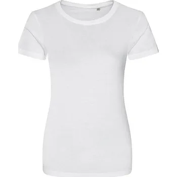 Dámské tričko Módní dámské tričko Ecologie z organické bavlny Barva: Bílá, Velikost: L EA001F