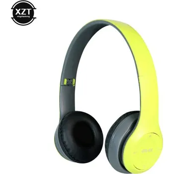 Sluchátka Bezdrátová sluchátka s bluetooth 5.0 a TF kartou - Zelená