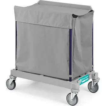 Úklidový vozík TTS Italy Vozík na svoz špinavého prádla Green Hotel 919 Objem: 200l, textilní víko: ano