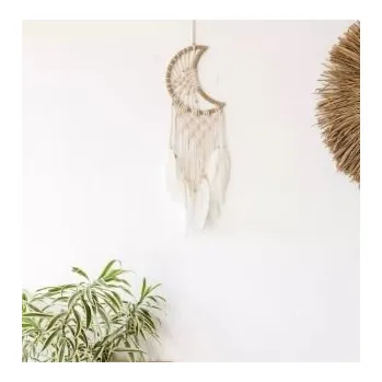 Lapač snů Boho Design | Lapač moon half - Bohodesign 0150076