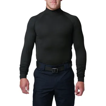Pánská móda Triko 5.11 Mock Neck Top L/S - Black 3XL