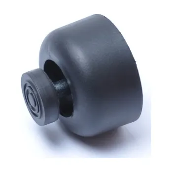 Nábytkové kování Kluzák H27 mm černý plast