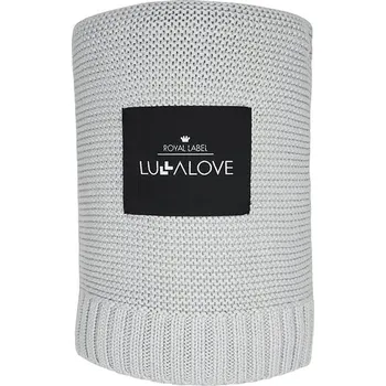 Dětská deka Lullalove Bambusová dečka pro dospělé 160x120 cm Šedá