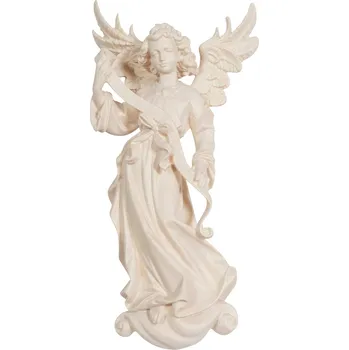 Vánoční dekorace Ornatis Anděl Provedení: Přírodní bez malování, Velikost stojících figur dospělých postav: 9,5 cm Dřevěná vyřezávaná soška anděla - Gloria Anděl