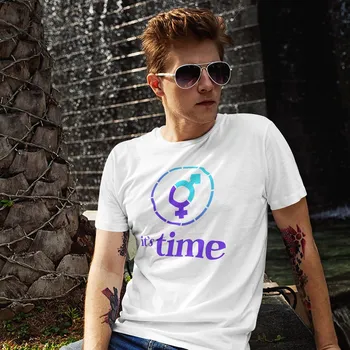 Žertovný předmět It's time - pánské tričko pro fanoušky seriálu Sex O'Clock