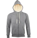 Sol's Unisex hřejivá mikina s kožíškem Sherpa Barva: šedá melange, Velikost: XS L482
