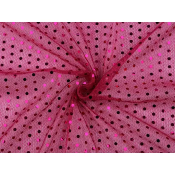 Flitrový úplet, barva 4 pink