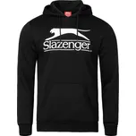 pánská mikina SLAZENGER - BLACK/WHITE - L (Slazenger Large Logo Hoodie)