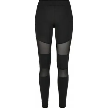 Dámské legíny Dámské legíny Urban Classics se síťovanými vsadkami na přední straně Barva: Černá, Velikost: S